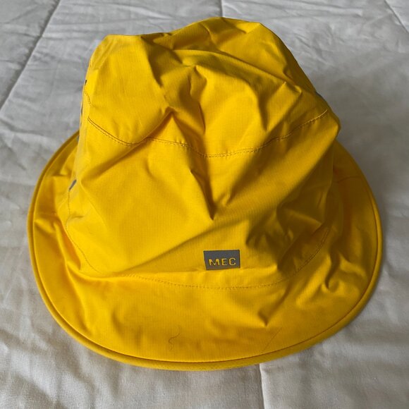 MEC Yellow Children's Rain Hat - Picture 11 of 13